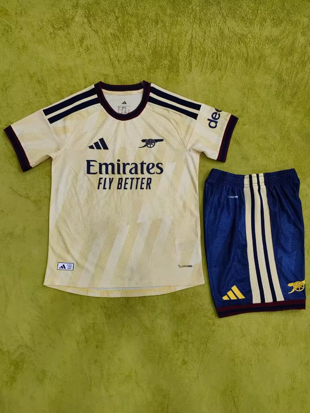 Kids-Arsenal 26/27 Third Yellow Soccer Jersey(Player)